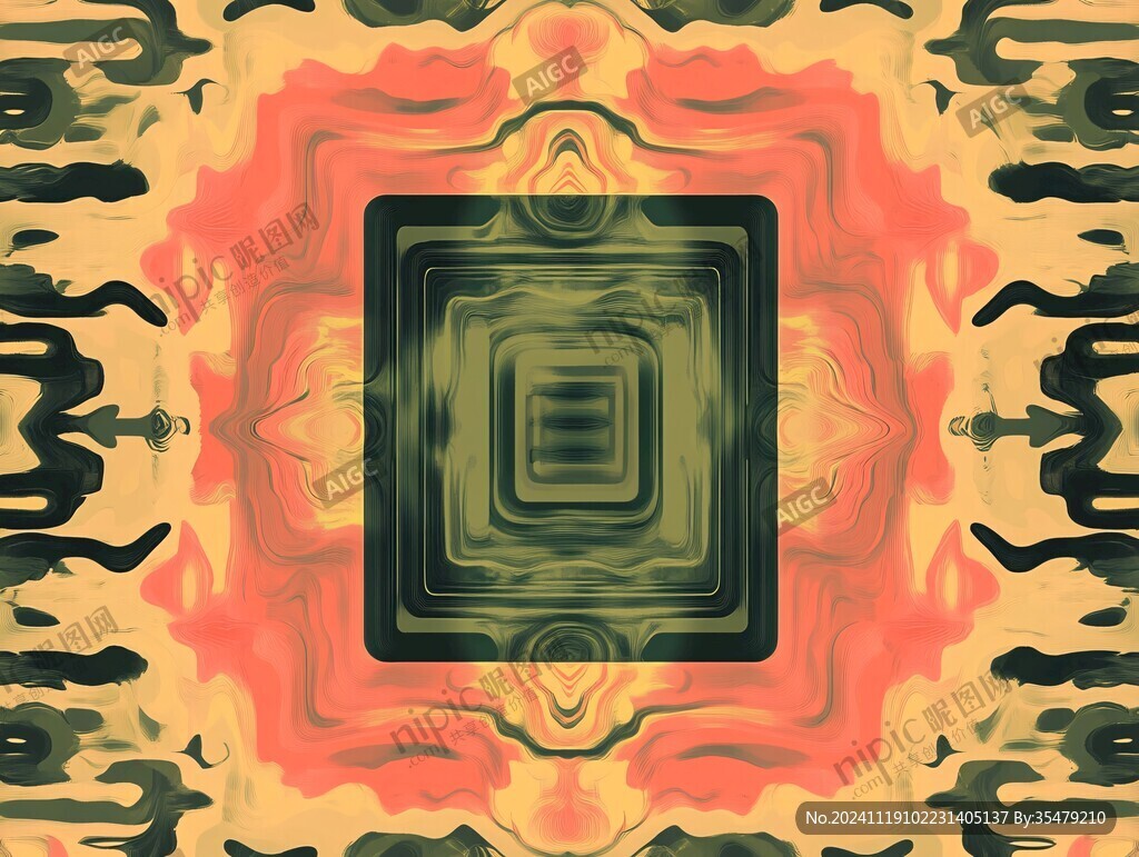 万花筒抽象图案
