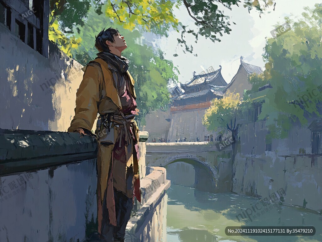 浏河古镇插画