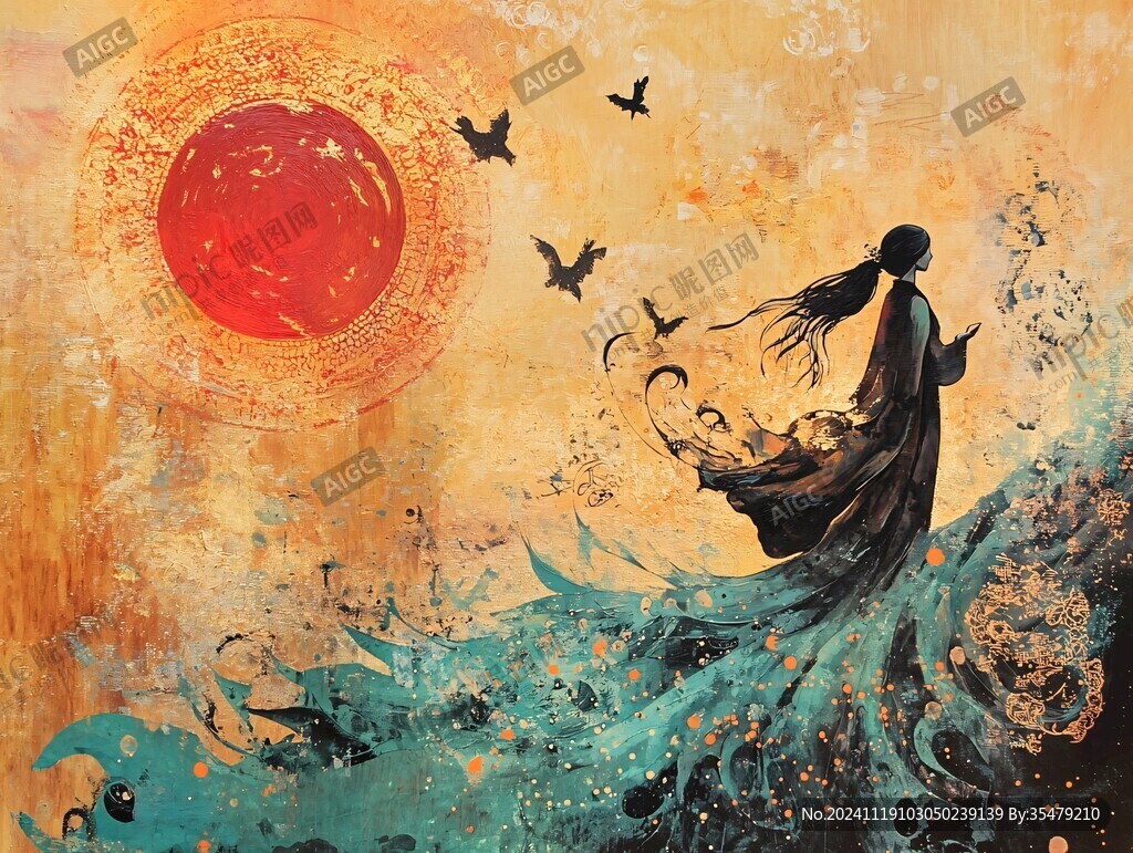 山海经神话传说插画