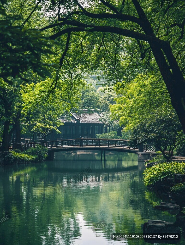 曲院风荷园林