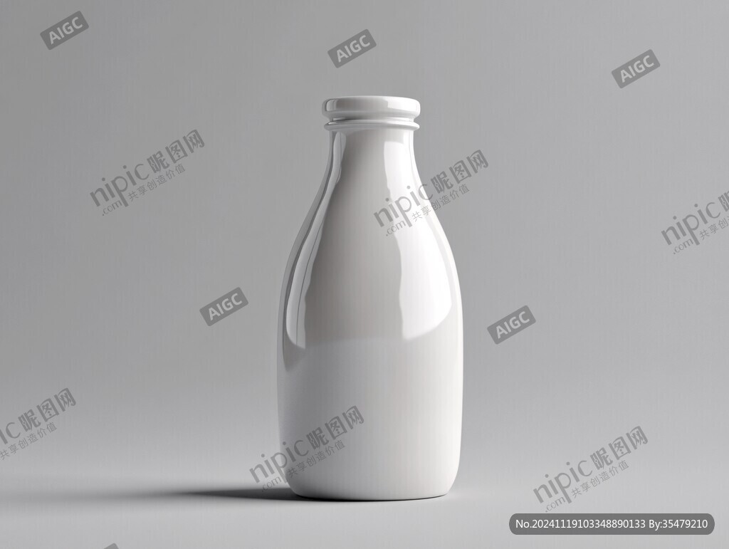 牛奶瓶效果图