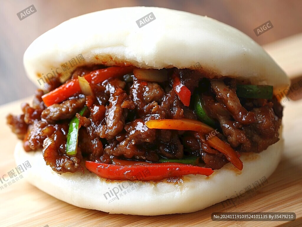 香辣牛肉包
