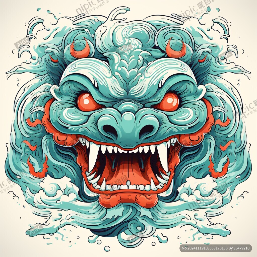 龙头图案设计