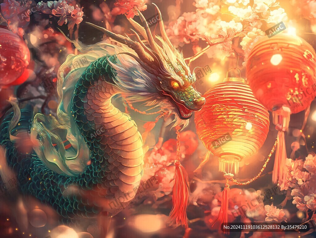 龙年横版插画