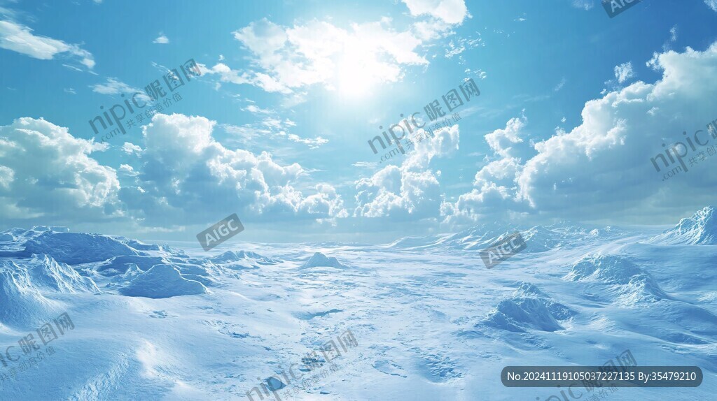 冰天雪地背景
