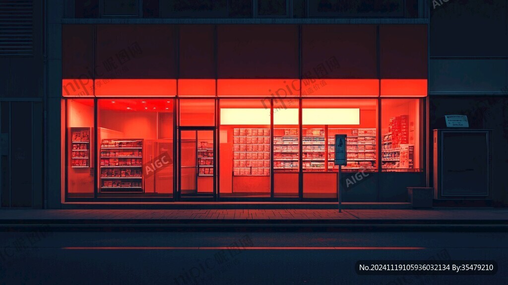 橘色门头