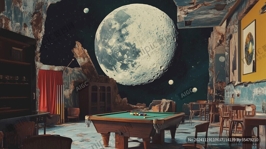 复古台球室