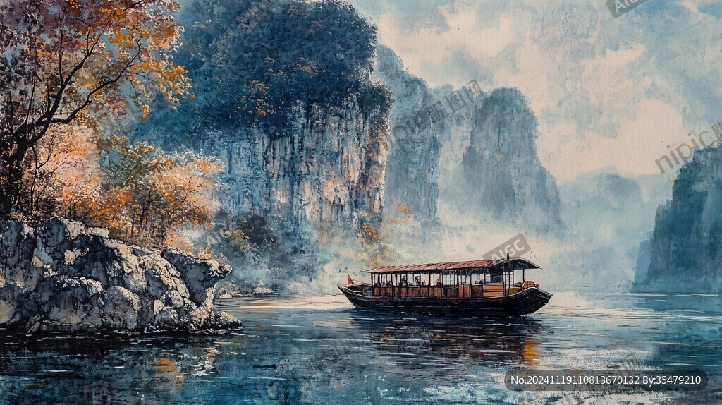 兴坪古镇油画