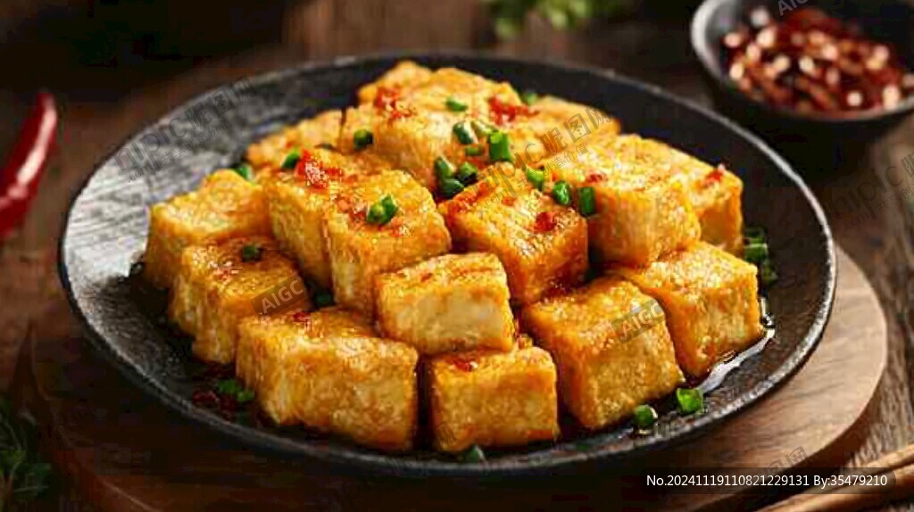 深底上的包浆豆腐