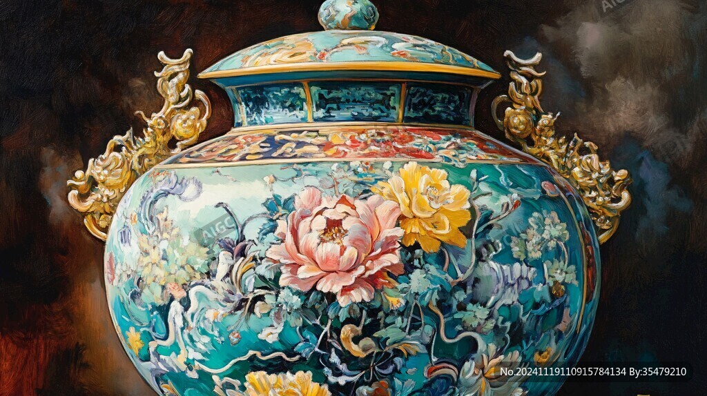 画珐琅尊