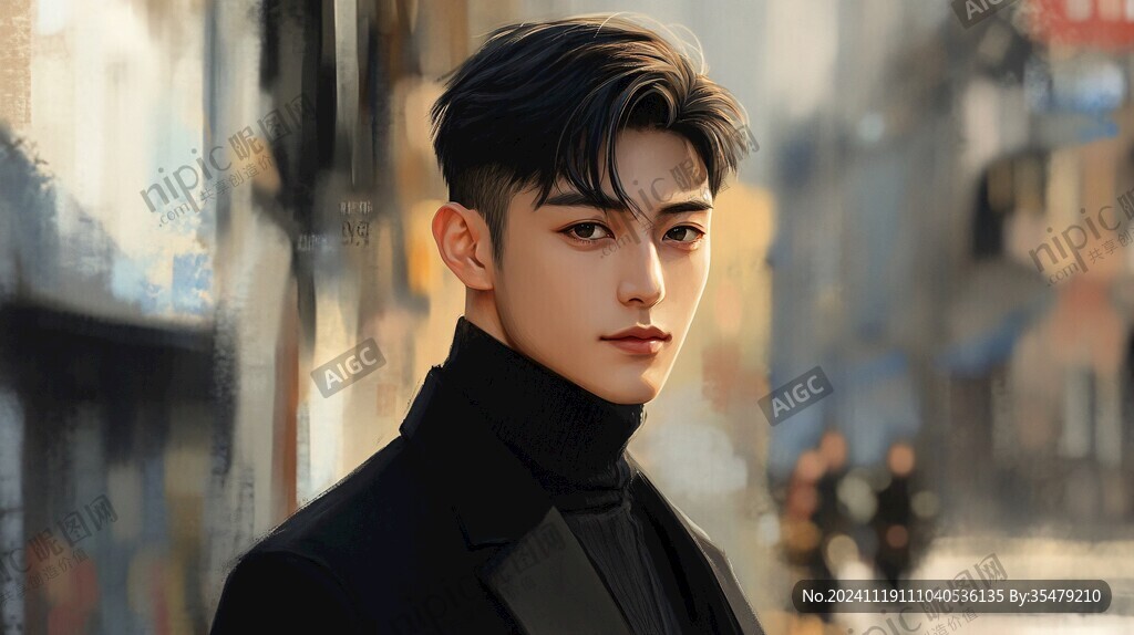 人物封面插画