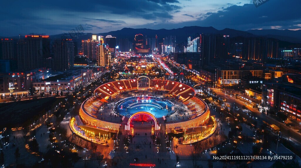 岷州夜景