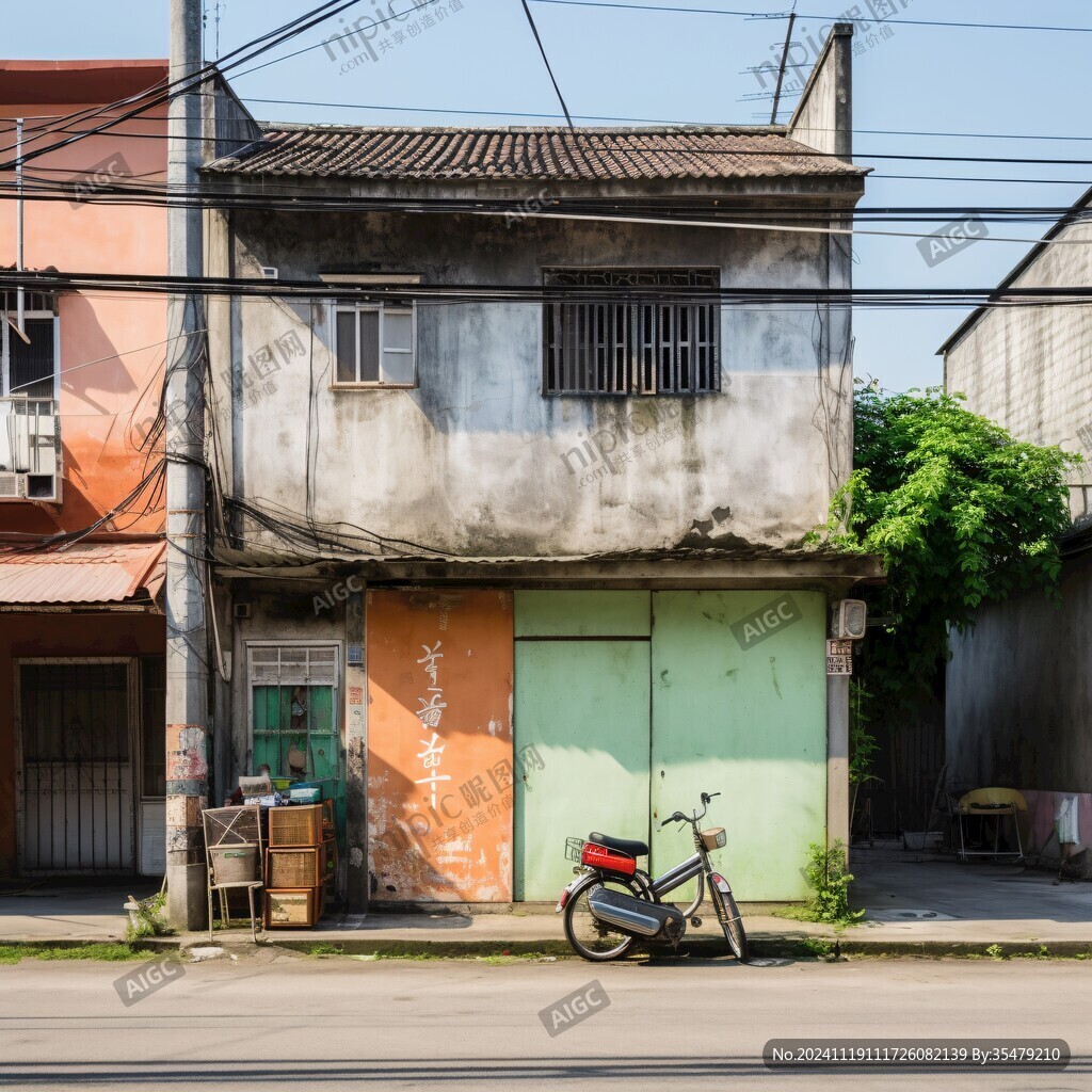 路边的店铺房