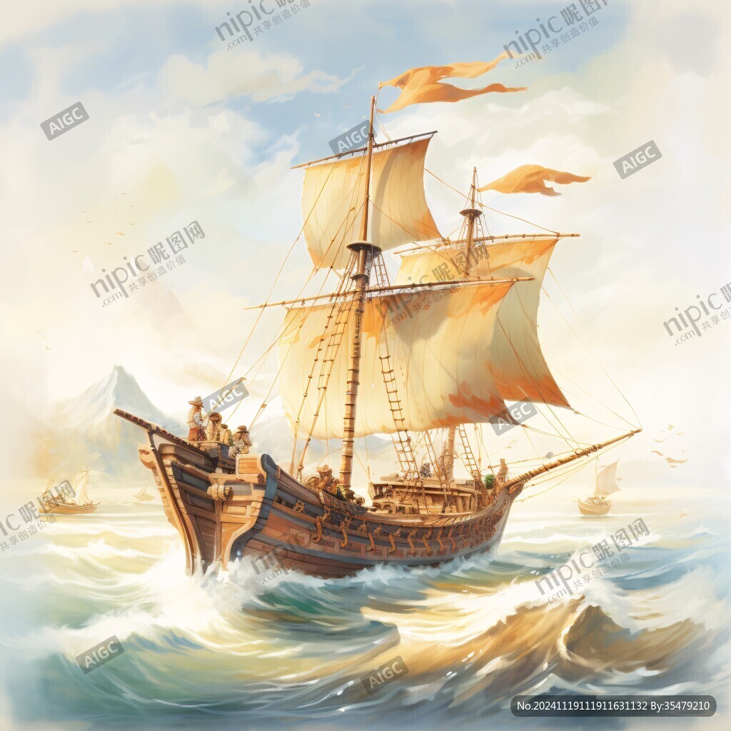 远航插画