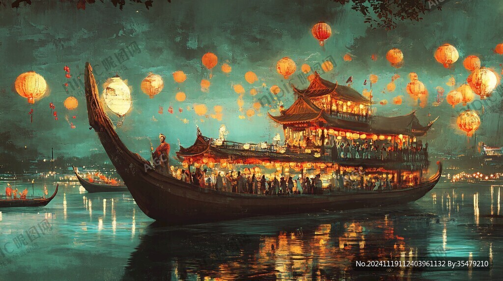 花灯船