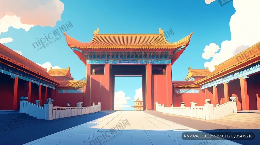太庙插画