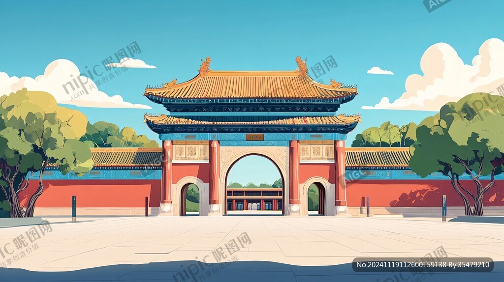 北大插画