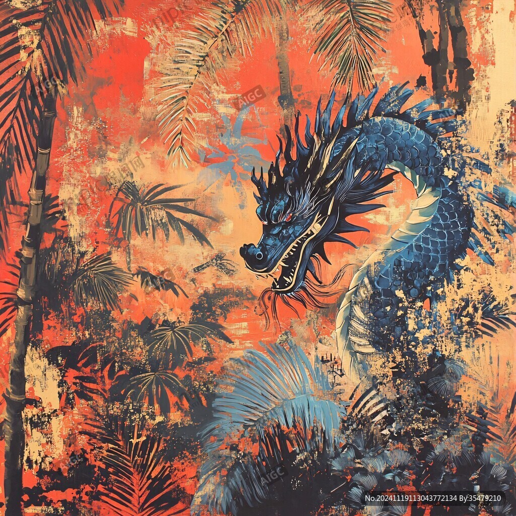 工笔龙