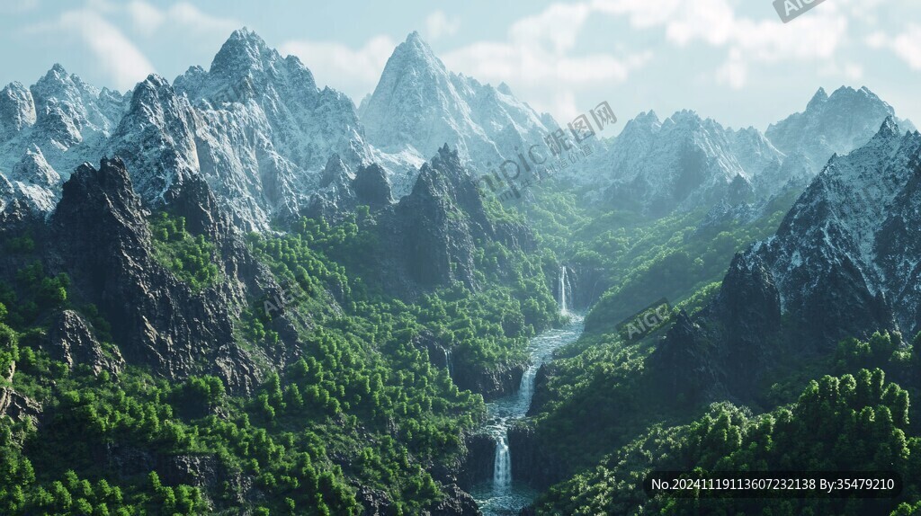 山林宽幅