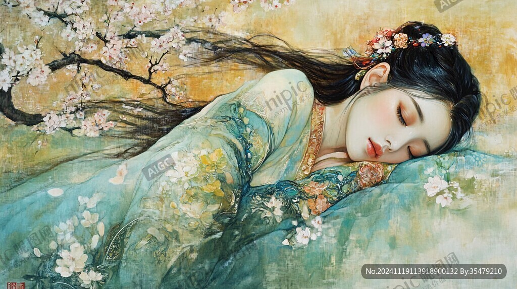 古典美女壁纸