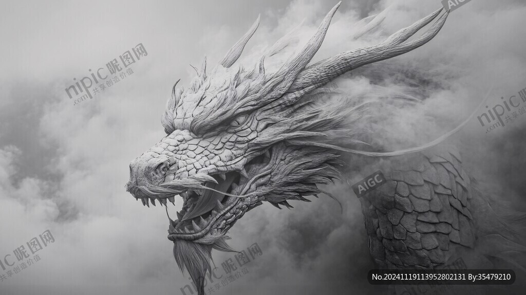 板绘龙头