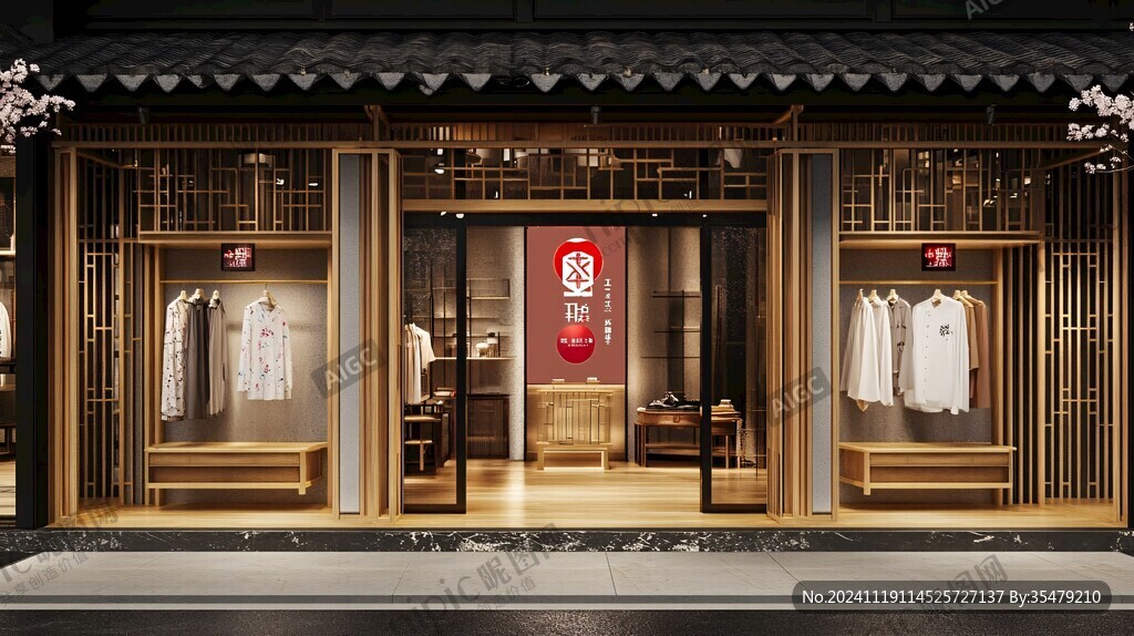 日式风店铺