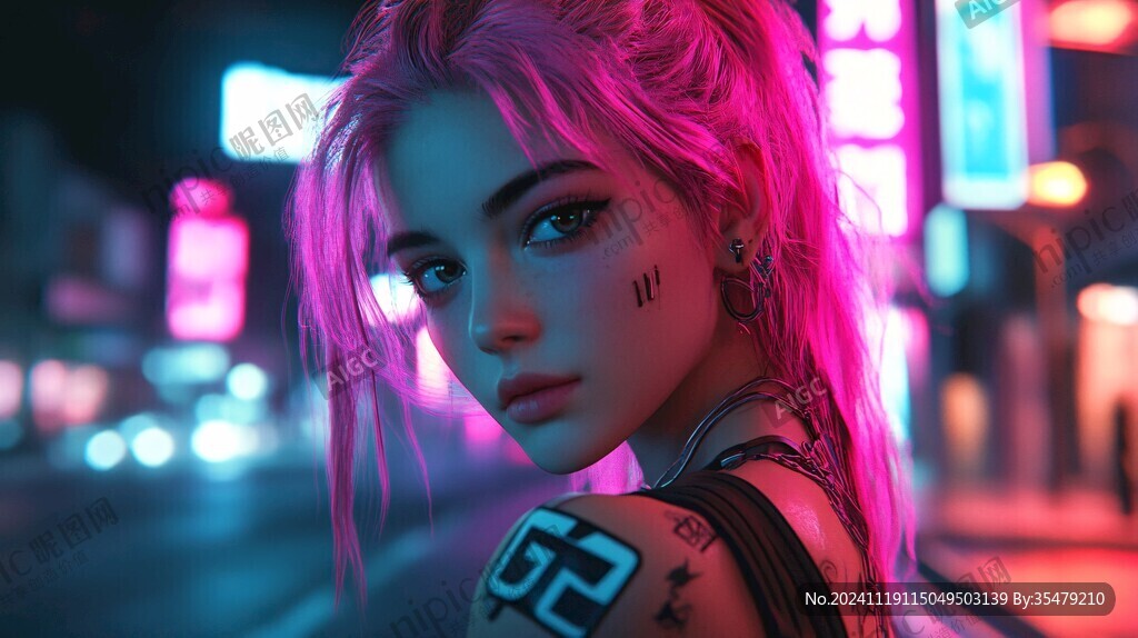 赛博朋克潮流人物