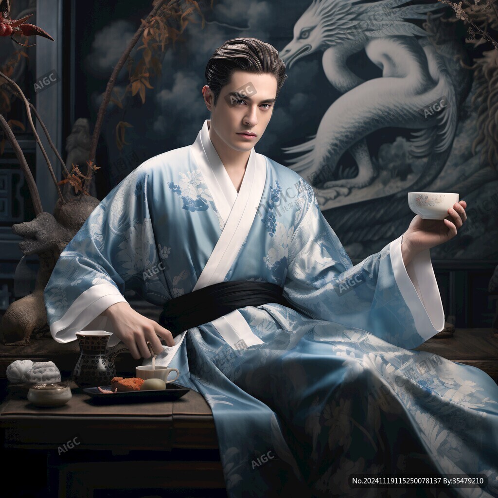 古装男长袍