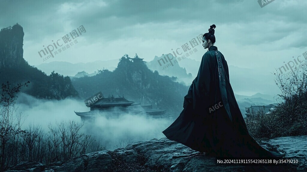 武侠大片素材