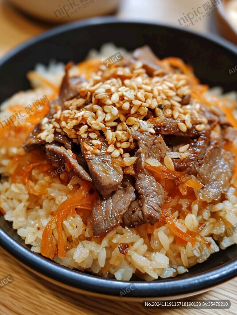 肥牛拌饭