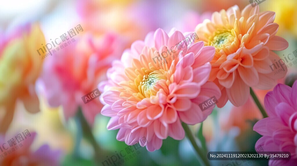 炫彩花朵壁纸