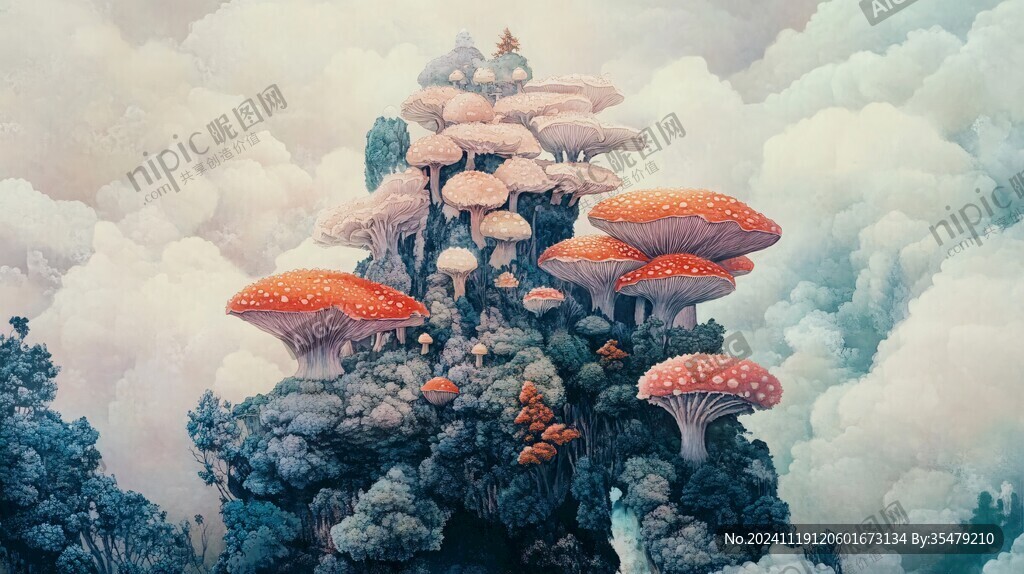 奇幻森林插画