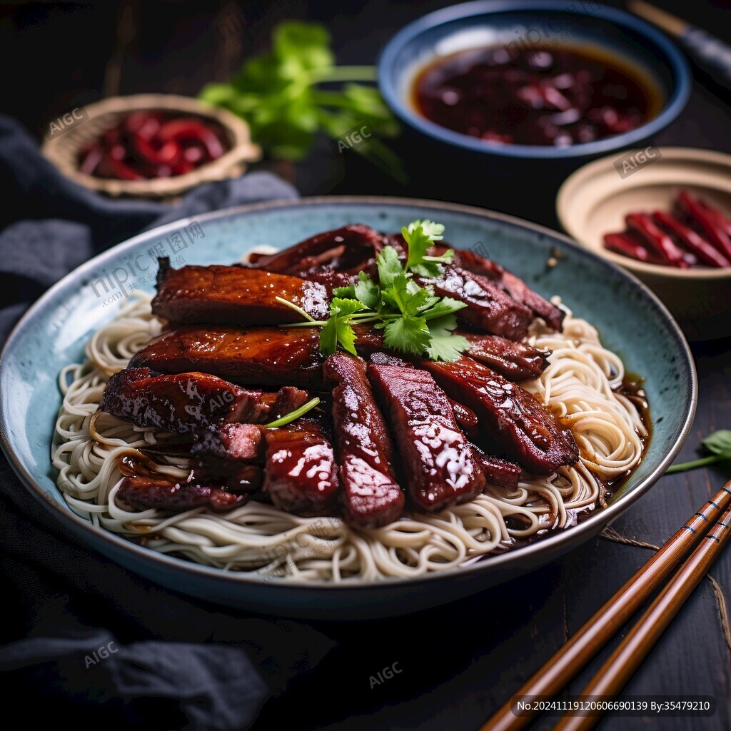 红烧肉干拌面