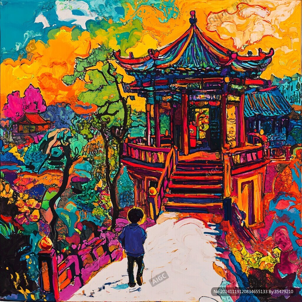 醉翁亭插画