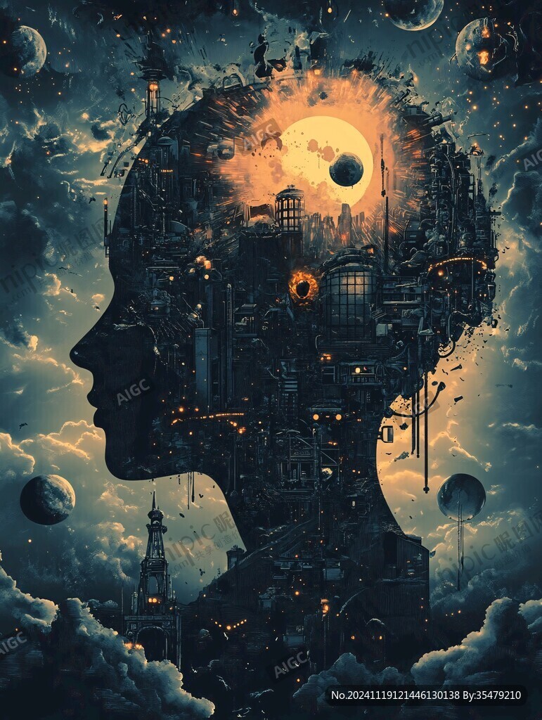 科幻题材插画