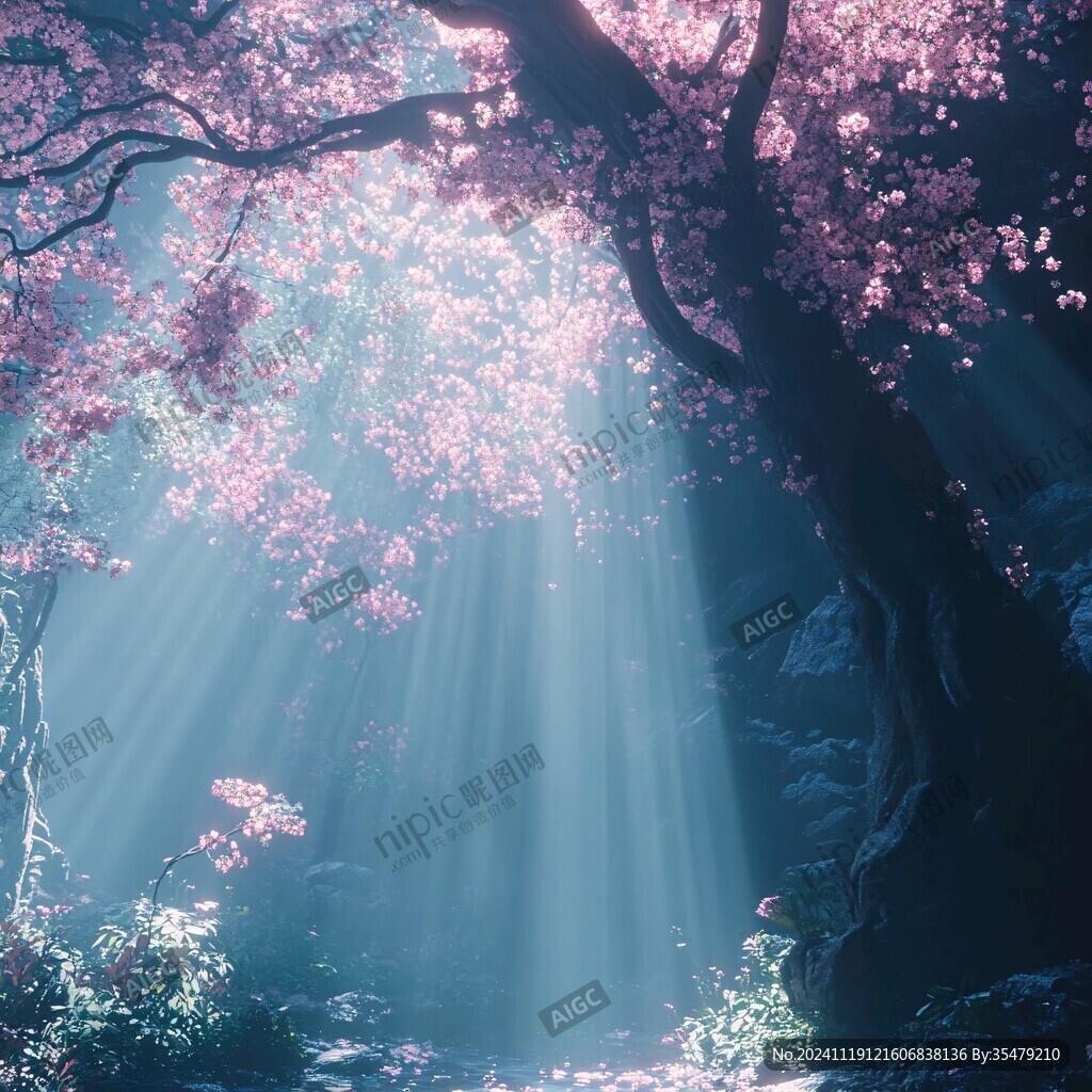 唯美梦幻梅花林