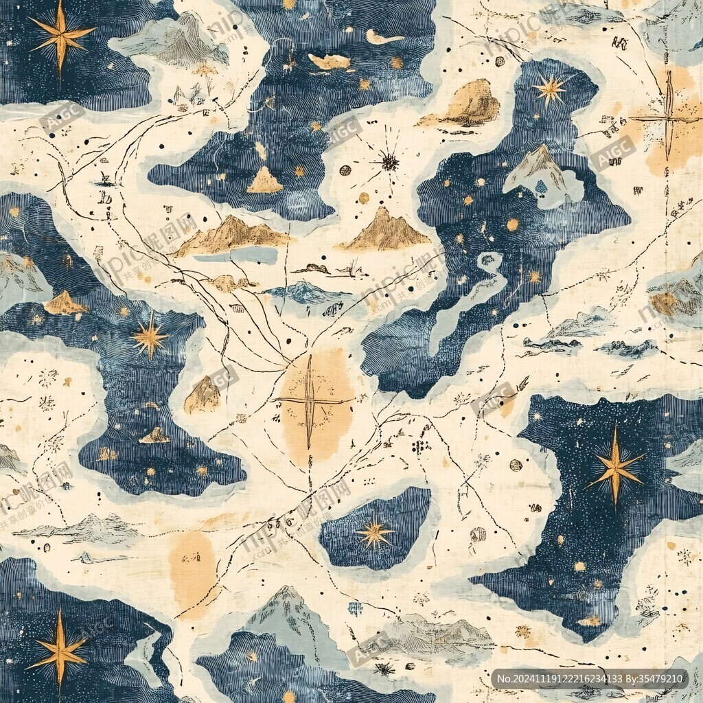 抽象写意星辰大海