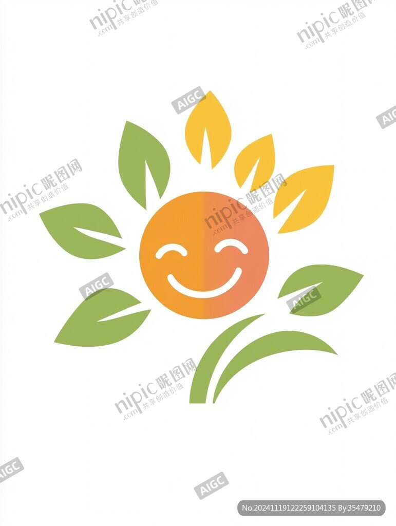 微笑的太阳logo