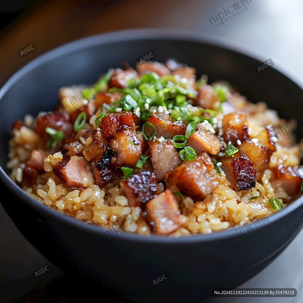 酱油腊味饭