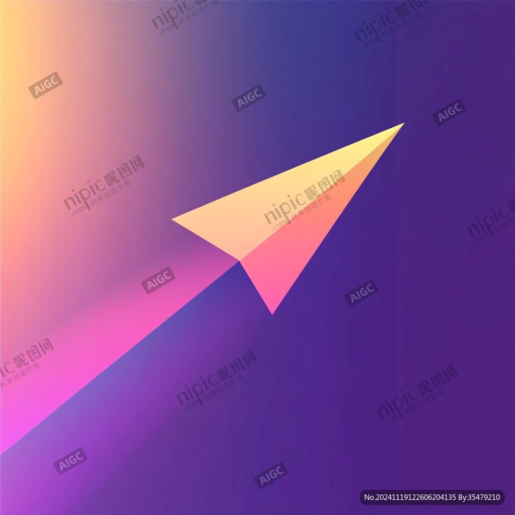 渐变插画logo