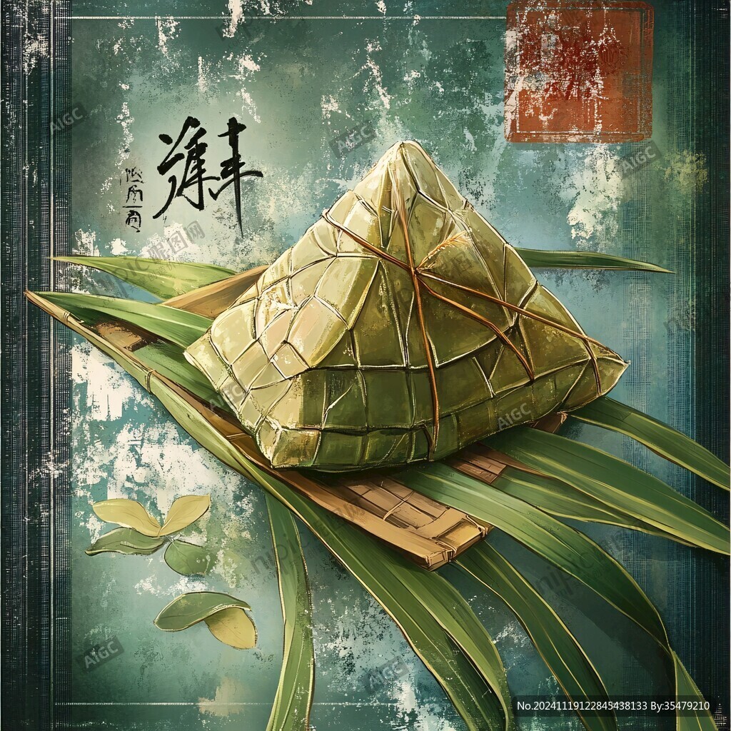 场景端午节海报图