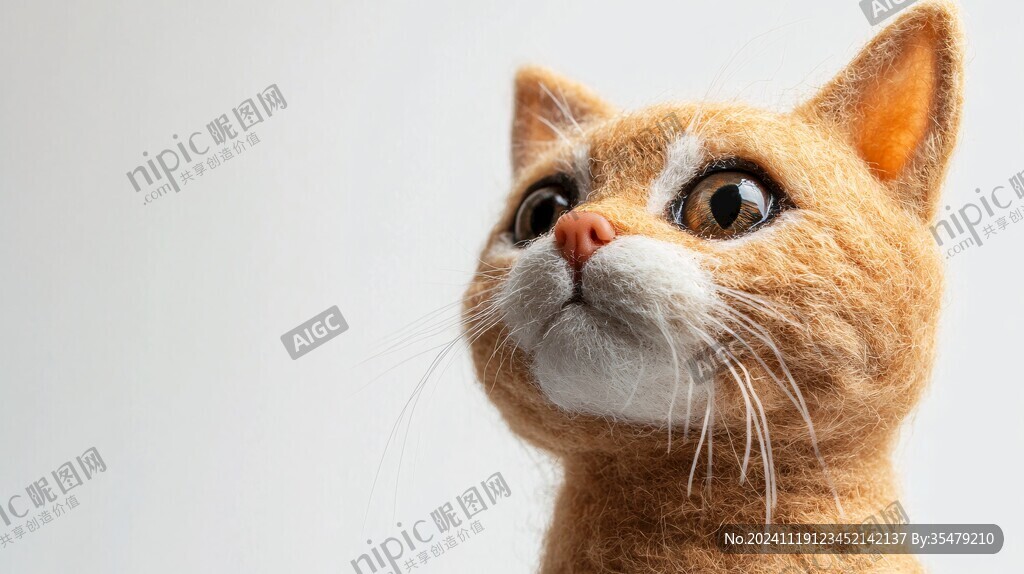 手绘猫咪橘猫