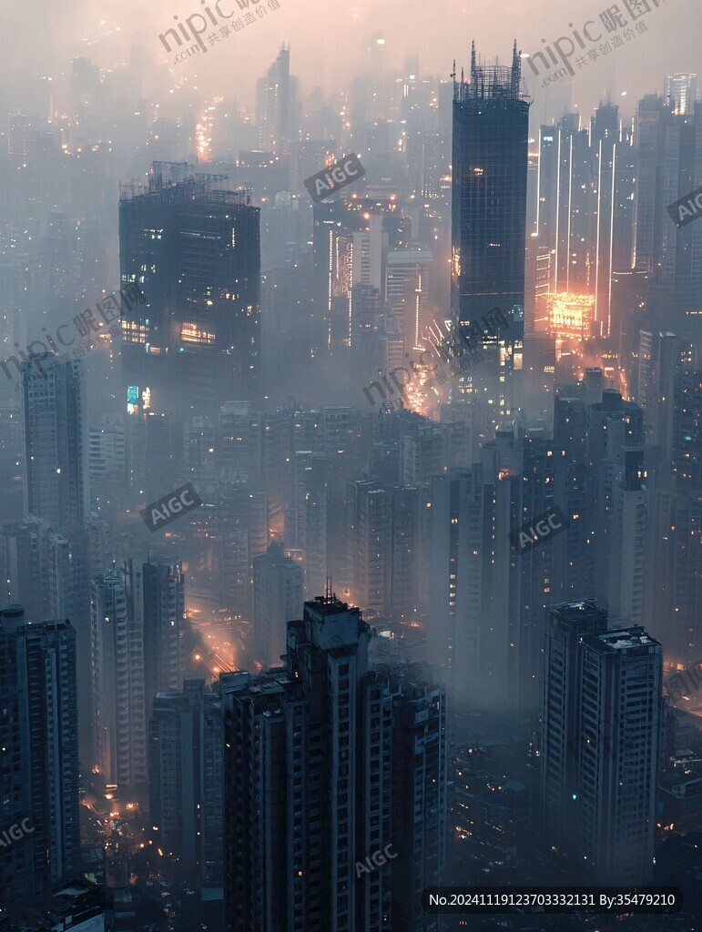 城市雾色
