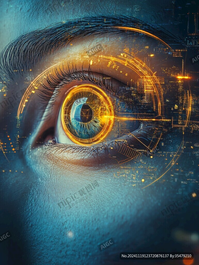科技眼睛视觉效果