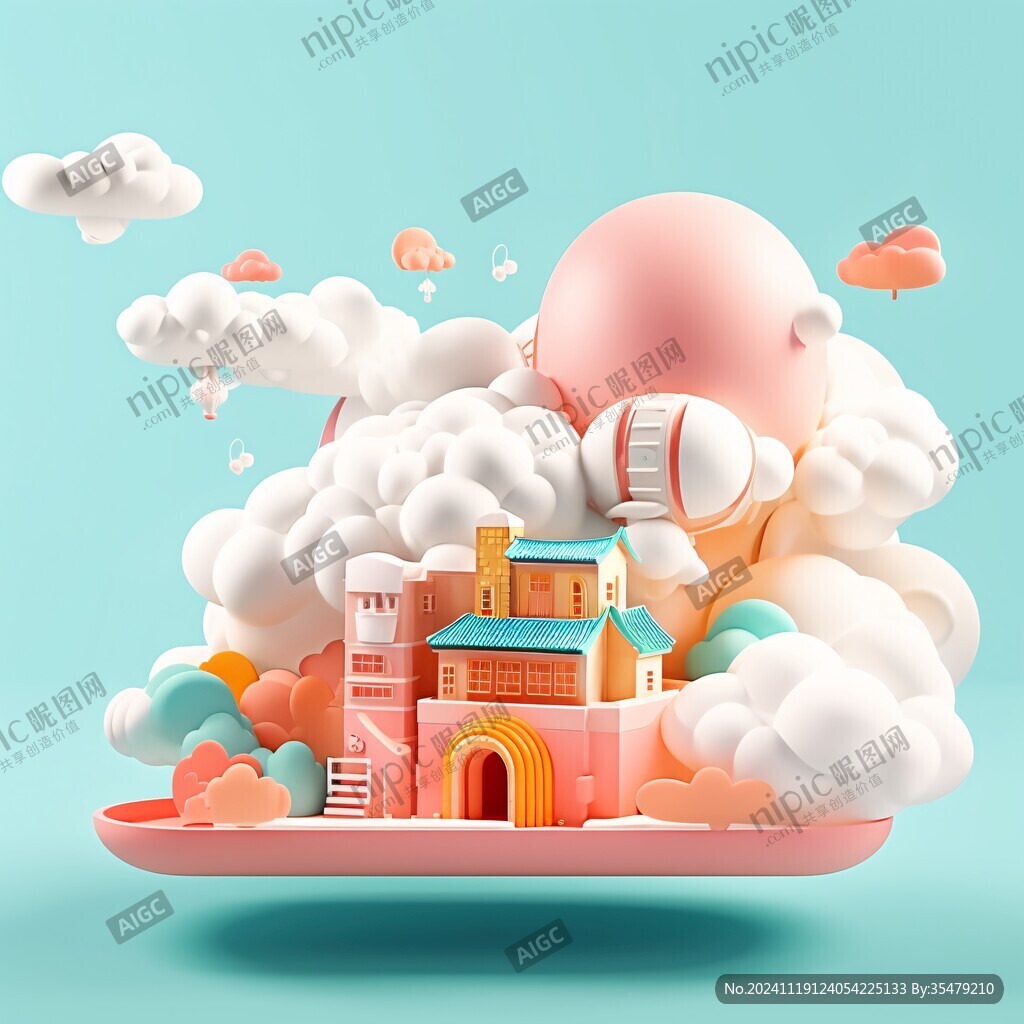 3d立体插画风格