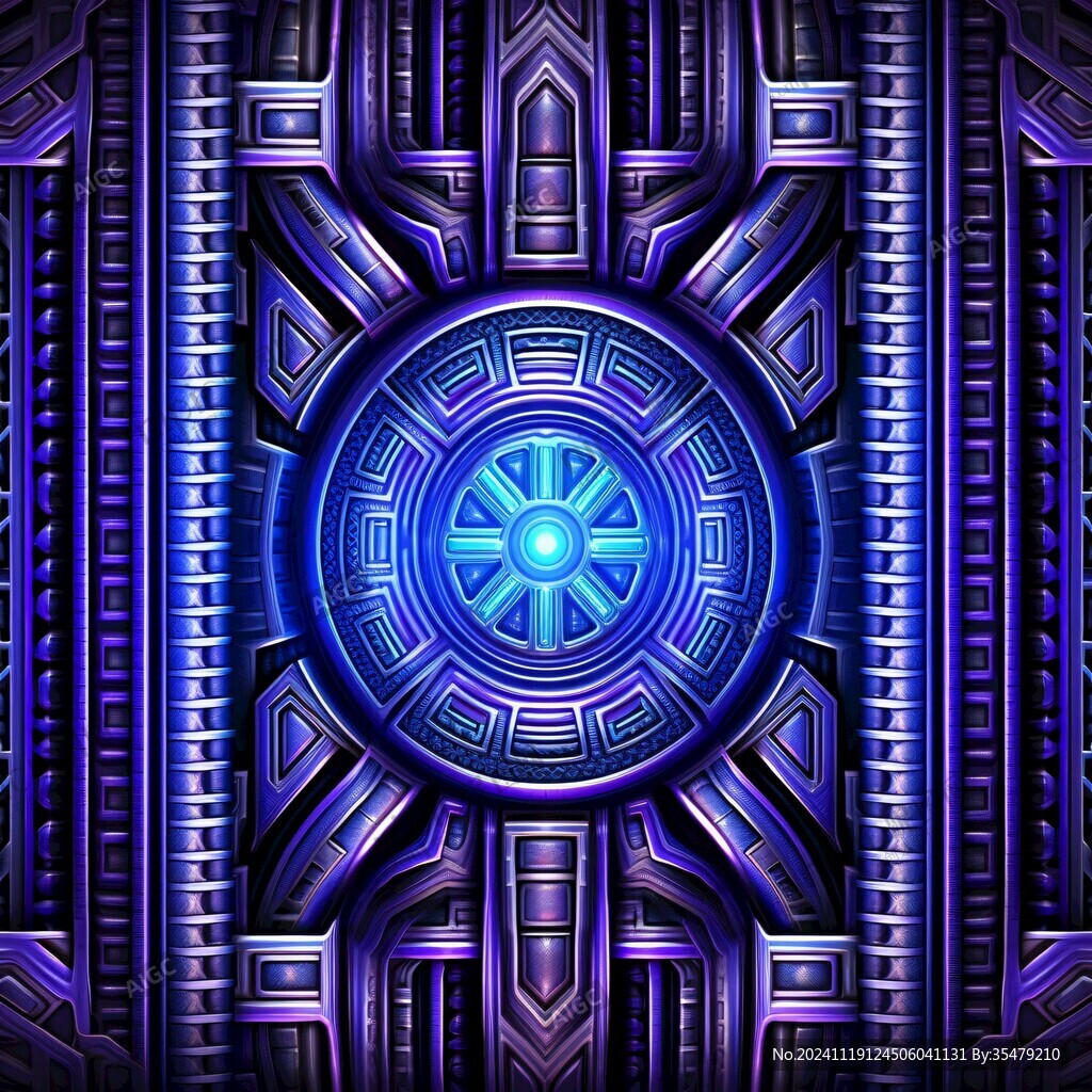 欧美科幻风游戏风图案
