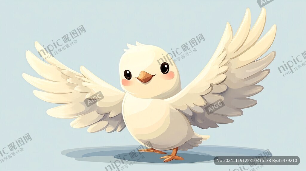 白鸽吉祥物