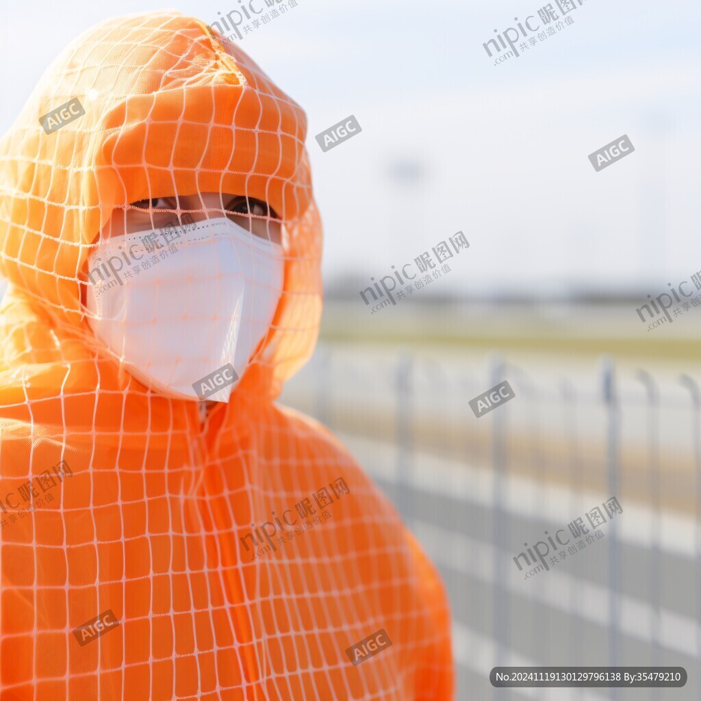 防护服的男人