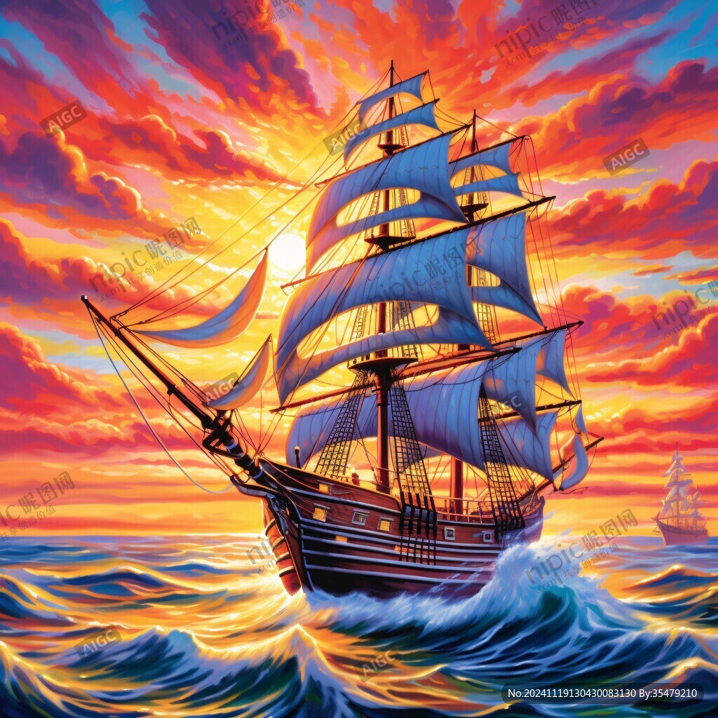 扬帆启航高清画