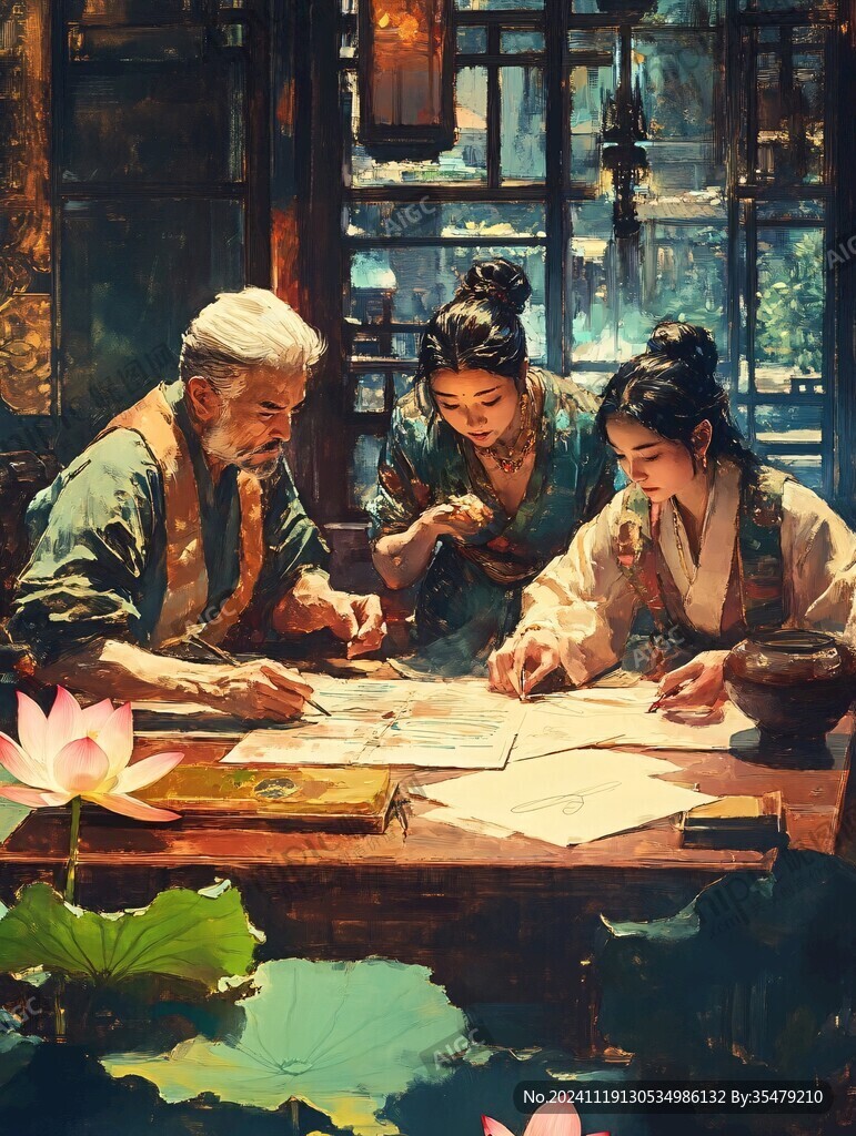 古代家教场景
